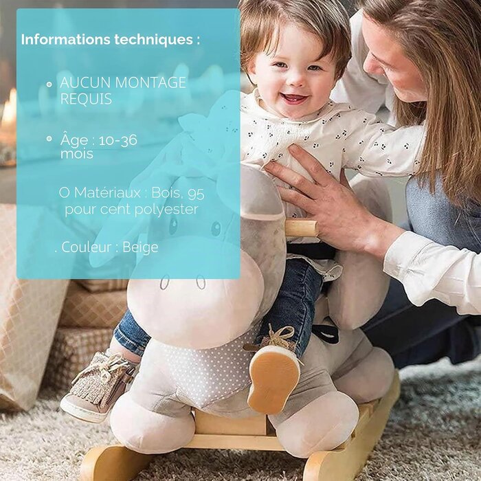 Âne à bascule pour enfants - Jusqu'à 29% de réduction
