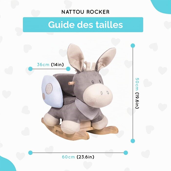 Âne à bascule pour enfants - Jusqu'à 29% de réduction