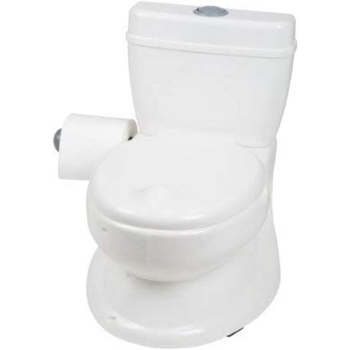 Pot d'apprentissage avec son de chasse d'eau - Blanc - Jusqu'à -32%