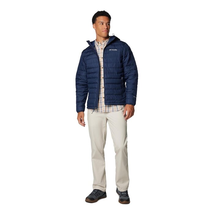 Veste à capuche isolante pour homme - Bleu - Jusqu'à 34% de remise