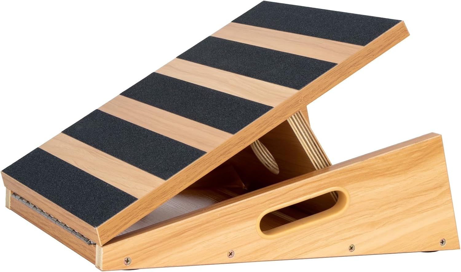 Planche inclinée d'étirement en bois - 5 positions - Jusqu'à 35% de remise