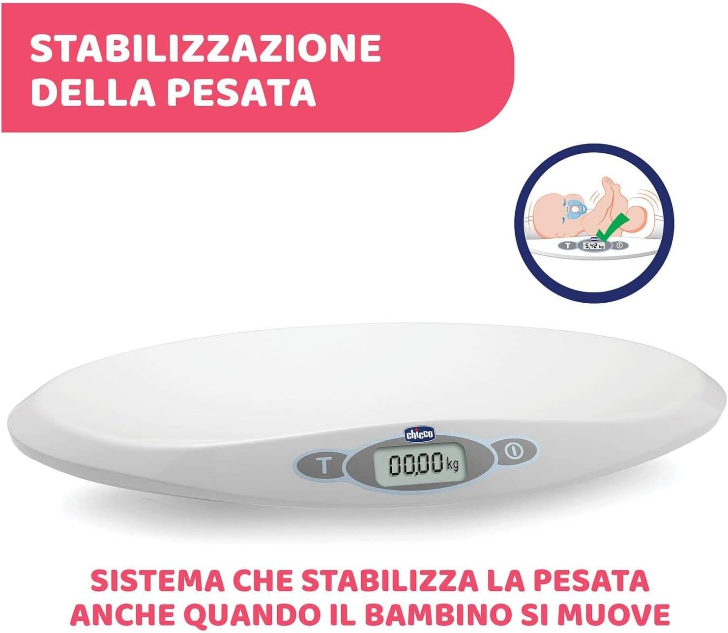Chicco Pèse-bébé électronique haute précision - Jusqu'à 34% de réduction