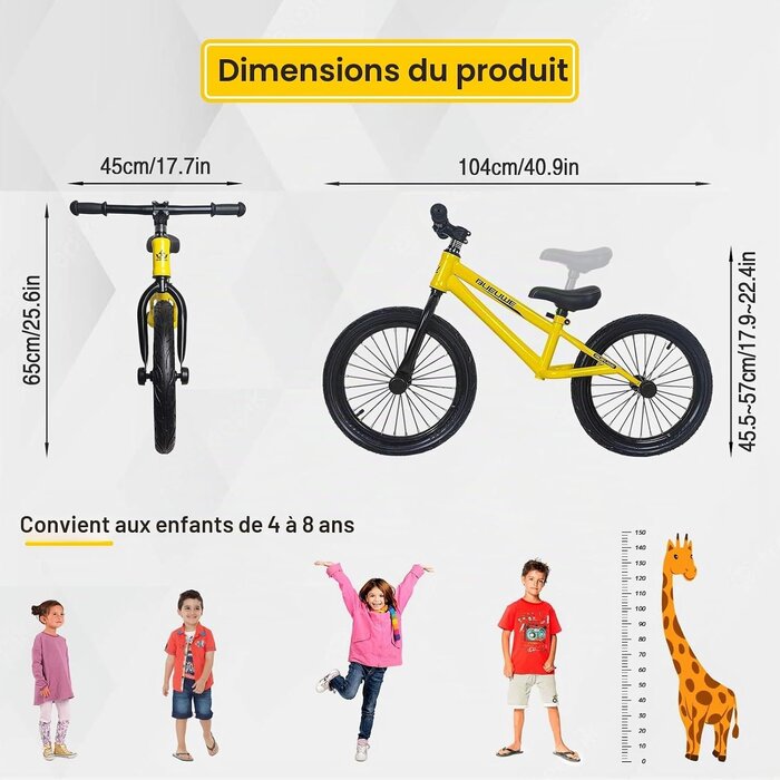 Draisienne 16 pouces - Jusqu'à 34 % de réduction sur votre modèle
