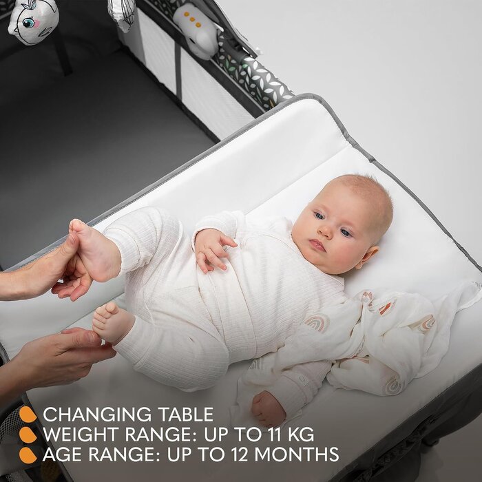Lionelo Lit parapluie complet avec table à langer - Jusqu'à 34% de réduction