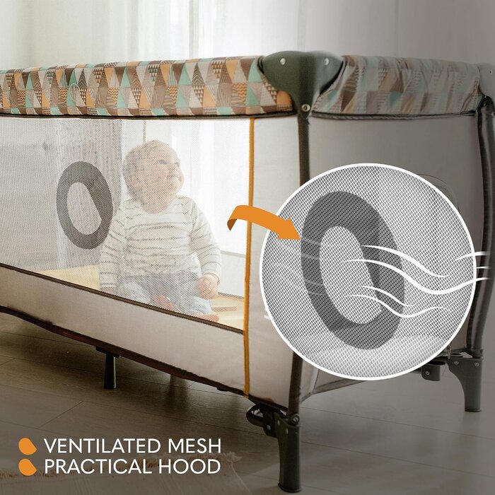 Lionelo Lit parapluie complet avec table à langer - Jusqu'à 34% de réduction