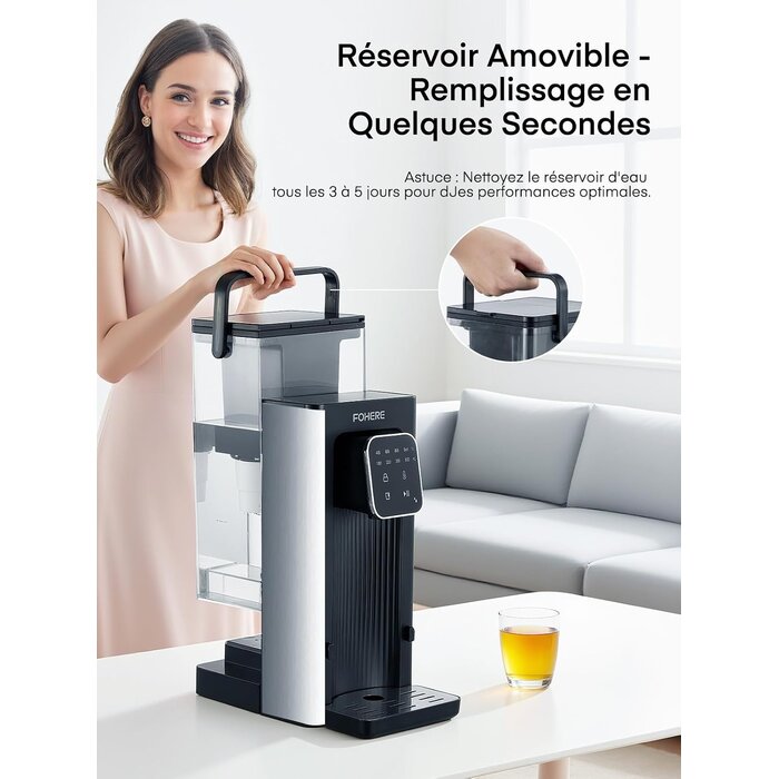 Distributeur d'eau chaude 2,5L 2600W - Jusqu'à 34% de remise