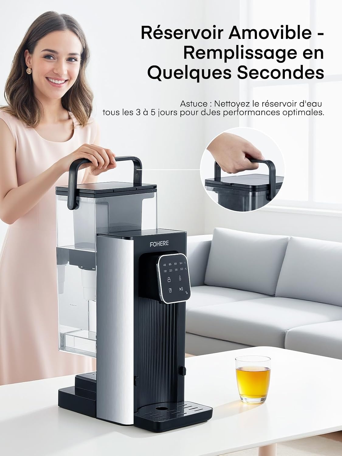 Distributeur d'eau chaude 2,5L 2600W - Jusqu'à 34% de remise