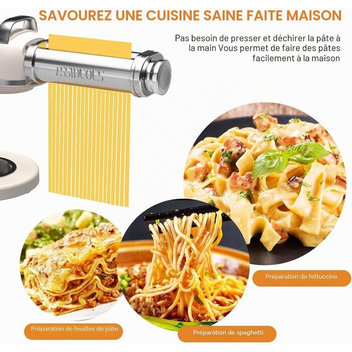 Accessoire 3-en-1 pour pâtes fraîches - Jusqu'à 34 % de réduction