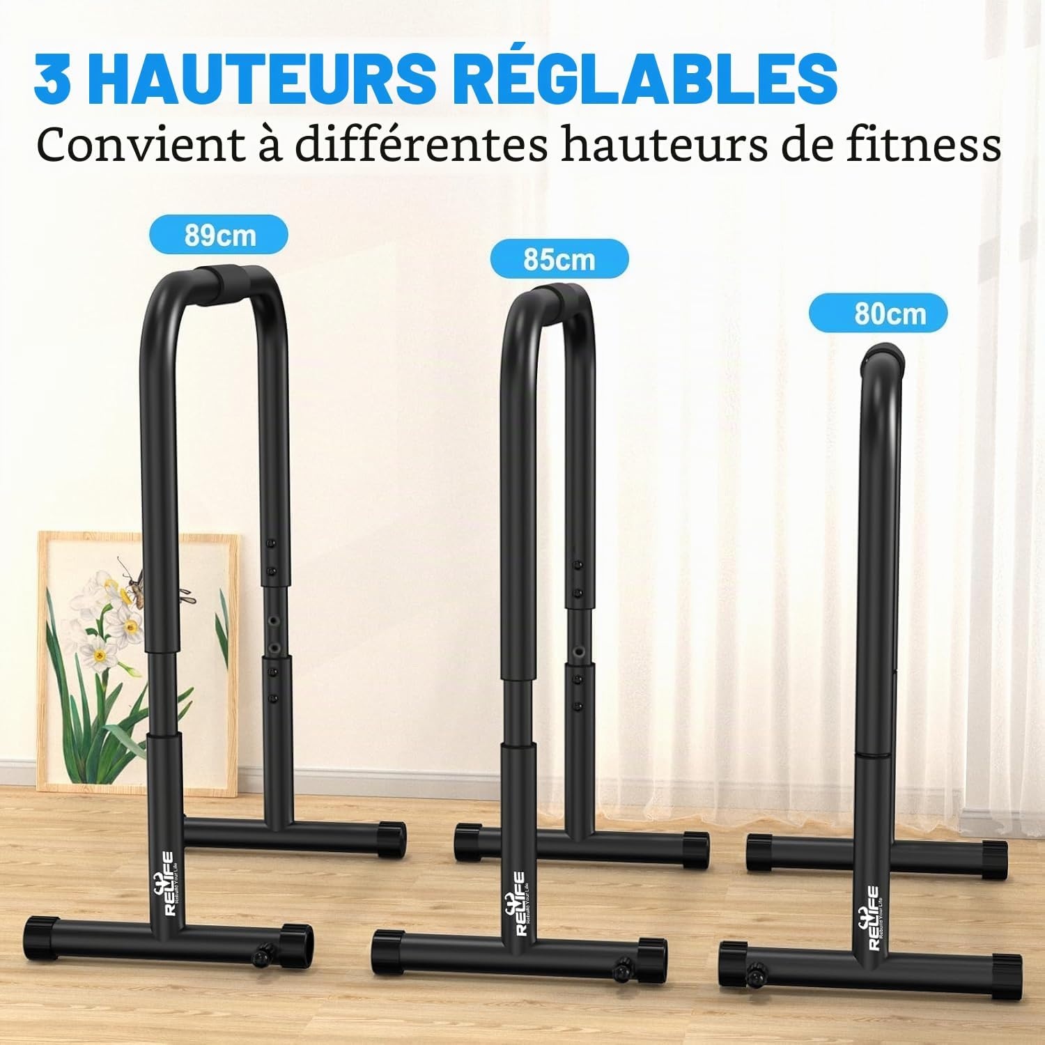 Station de dips réglable - Musculation & Calisthénie - Jusqu'à -29%