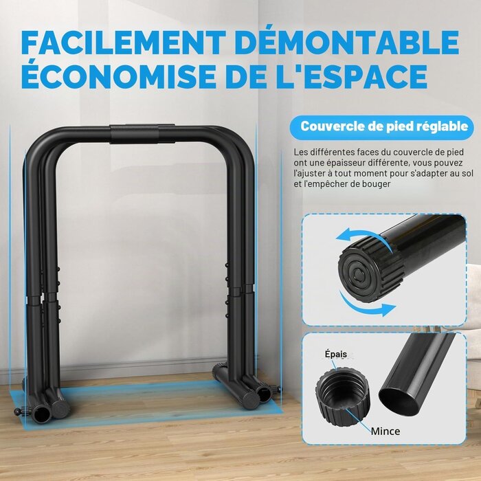 Station de dips réglable - Musculation & Calisthénie - Jusqu'à -29%