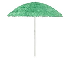 Vidaxl Parasol de plage style Hawaï vert 240 cm - 51% de remise