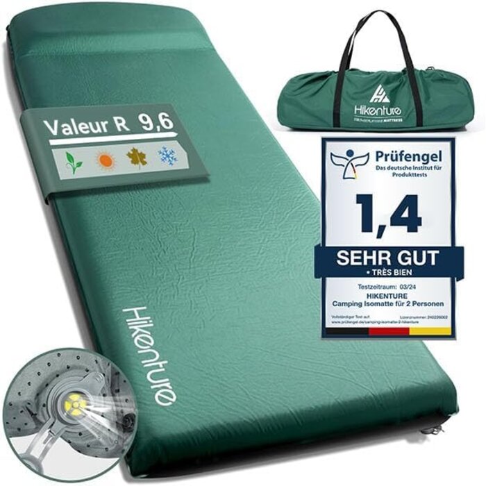 Matelas de camping autogonflant 195x70x8 cm - Jusqu'à 34% de remise