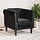 Fauteuil en velours noir - Design élégant - Jusqu'à 35% de réduction