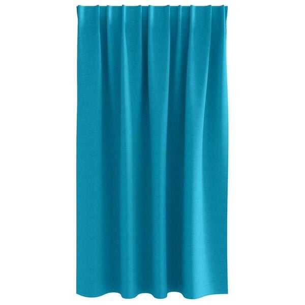 Vidaxl Lot de 2 rideaux occultants turquoise 140x140 cm - Jusqu'à -32%
