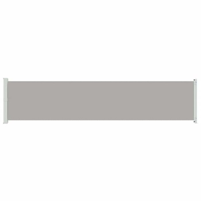 Vidaxl Brise-vue latéral rétractable 140x600 cm Gris - Jusqu'à 34% de remise