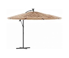 Vidaxl Parasol de jardin 290x290cm - Marron - 60% de remise