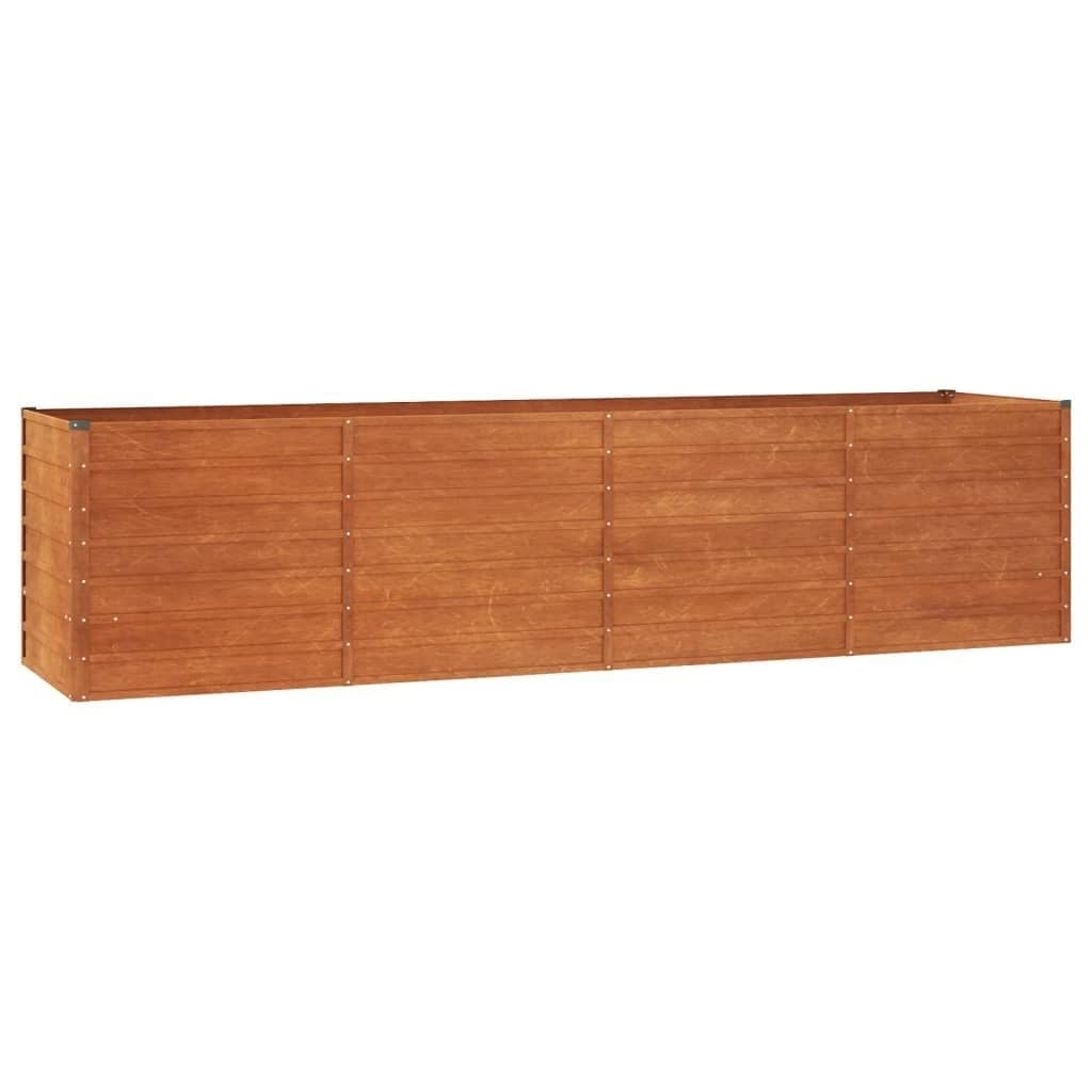 Vidaxl Grande Jardinière en Acier Corten 320cm - Jusqu'à 30% de remise