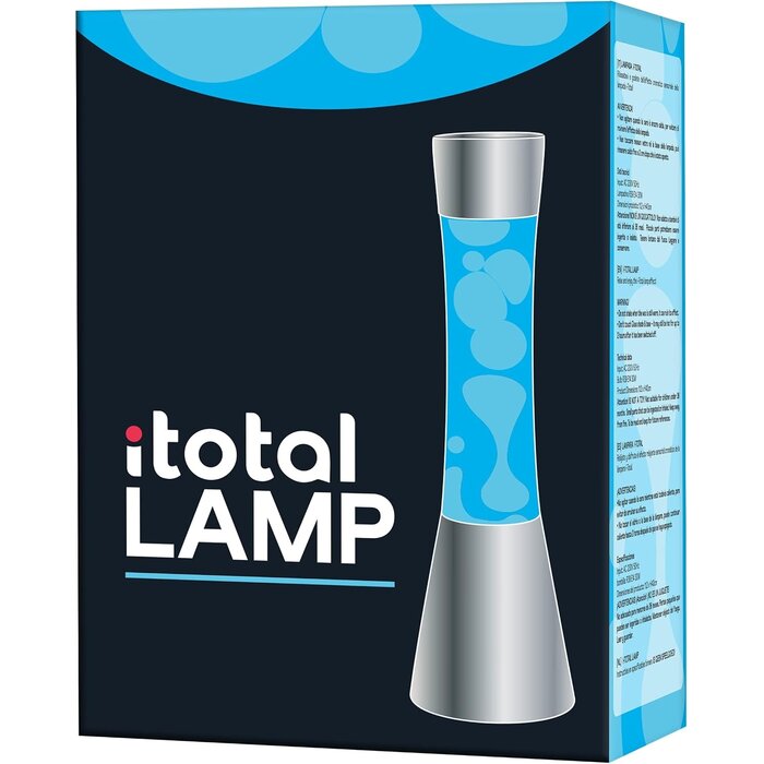 Lampe à lave 40 cm bleue et blanche - Jusqu'à 32% de remise
