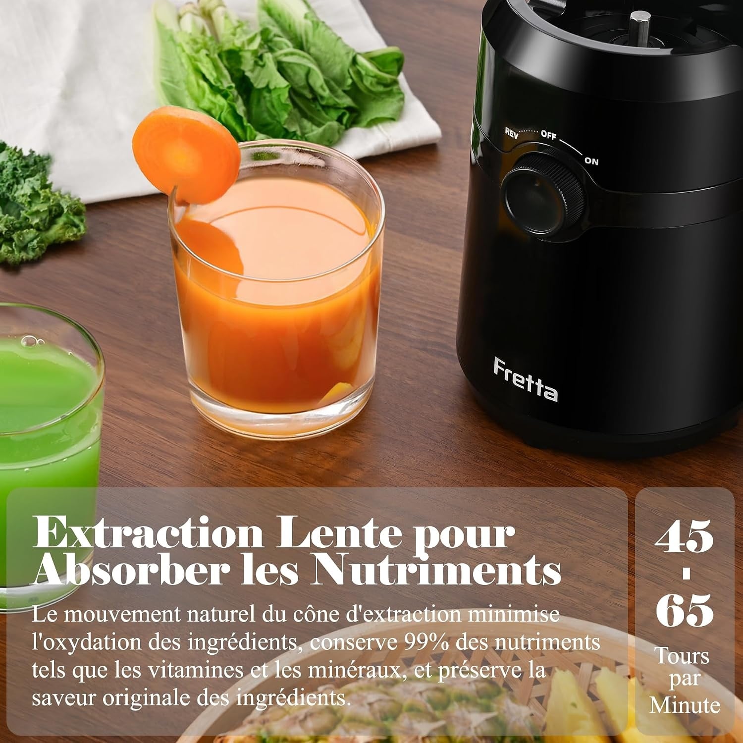 Extracteur de jus à froid 200W - Large ouverture 108mm - Jusqu'à -34%