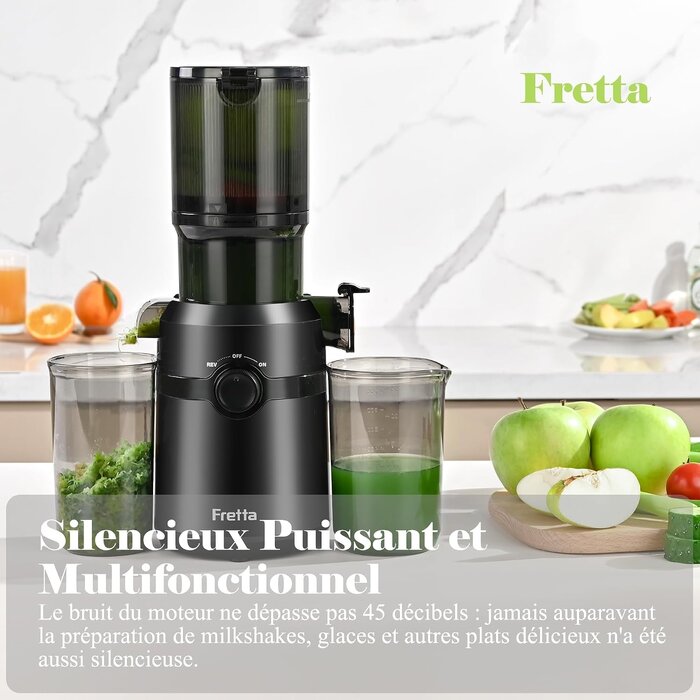 Extracteur de jus à froid 200W - Large ouverture 108mm - Jusqu'à -34%