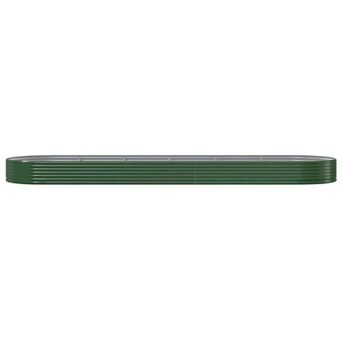 Vidaxl Jardinière surélevée ovale acier vert 523 cm - Jusqu'à -29%