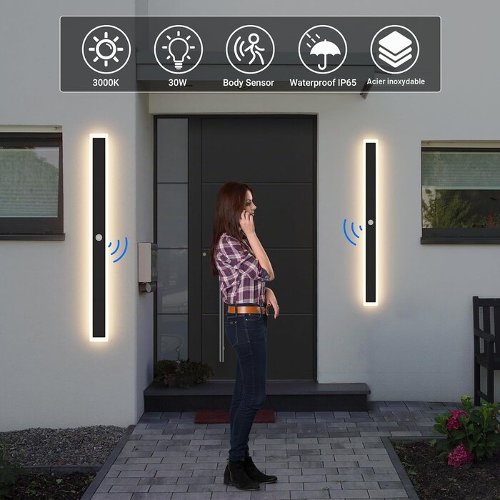 Applique Murale LED 100 cm avec Détecteur - Jusqu'à -34% sur votre éclairage