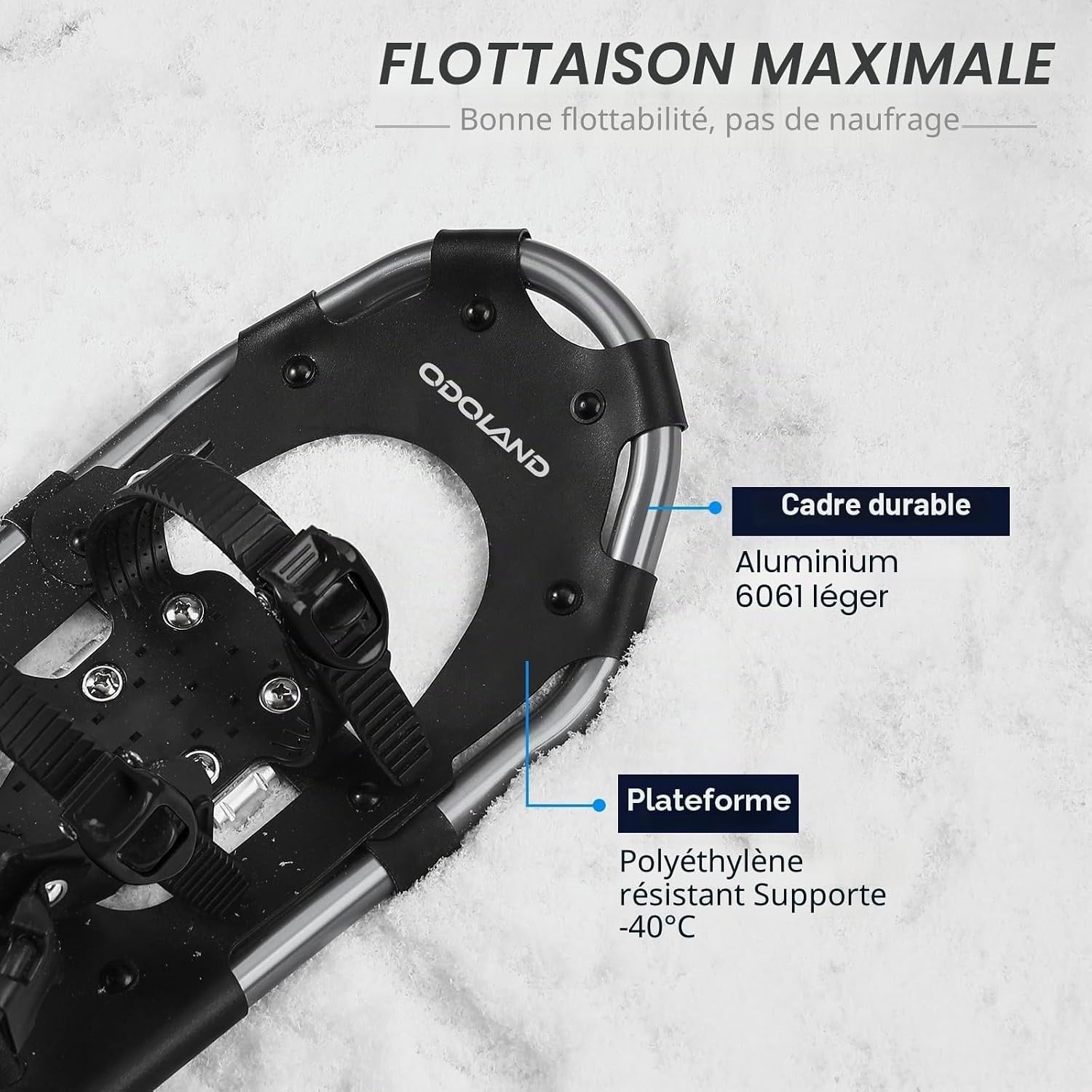 Kit raquettes à neige 4-en-1 - Taille M - Jusqu'à 35% de réduction