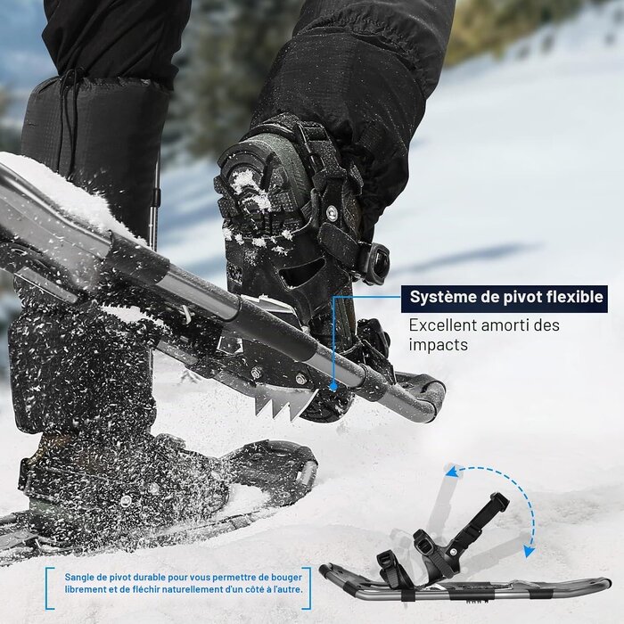 Kit raquettes à neige 4-en-1 - Taille M - Jusqu'à 35% de réduction