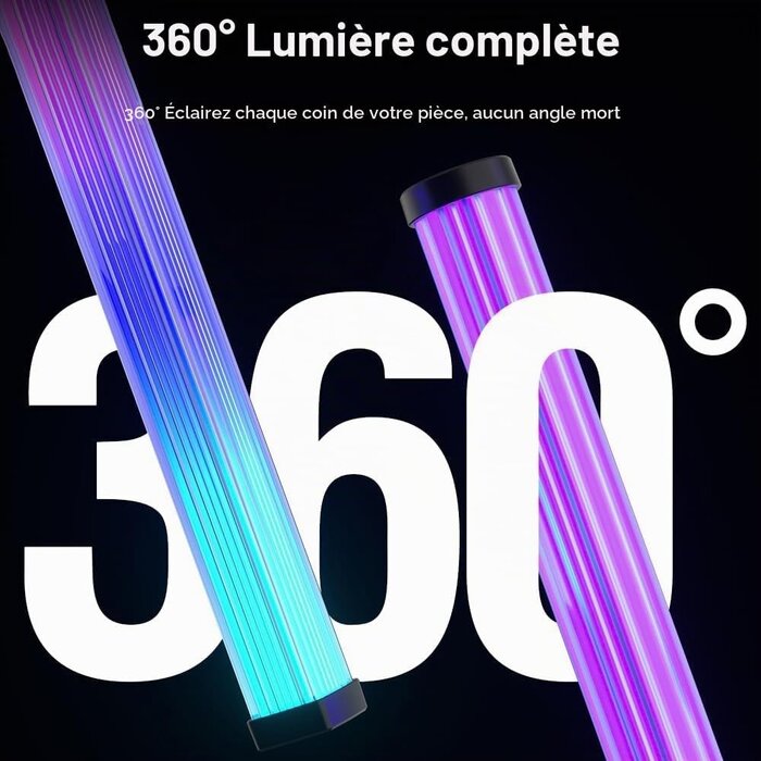 Barres LED RGBIC 43 cm pour TV & Gaming - Jusqu'à 32% de remise