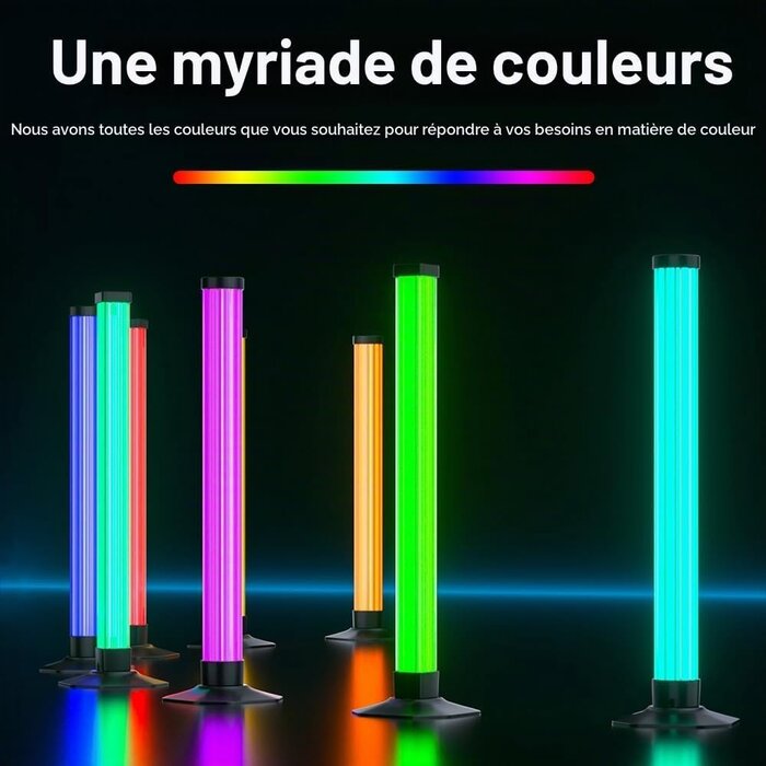 Barres LED RGBIC 43 cm pour TV & Gaming - Jusqu'à 32% de remise