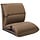 Chaise de sol pliable en microfibre taupe - Jusqu'à 34 % de réduction