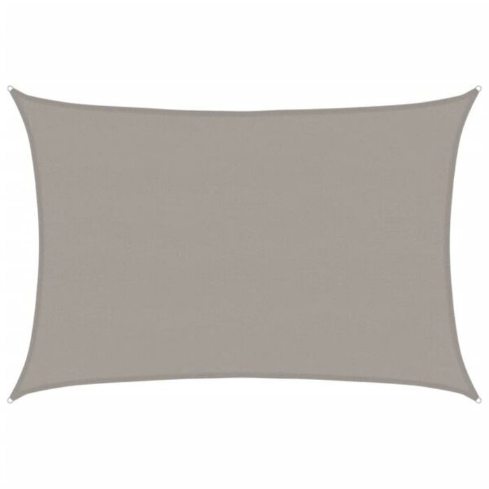 Vidaxl Voile d'ombrage rectangulaire 5x7 m - Gris - Jusqu'à -39%