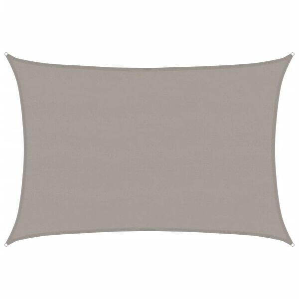 Vidaxl Voile d'ombrage rectangulaire 5x7 m - Gris - Jusqu'à -39%