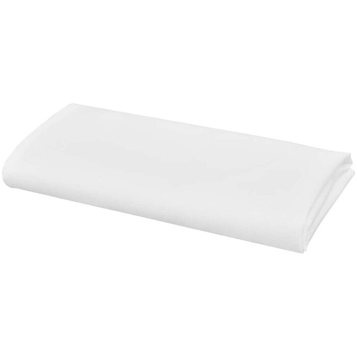 Vidaxl Lot de 100 Serviettes de Table Blanches 50x50cm - Jusqu'à -35% d'économie