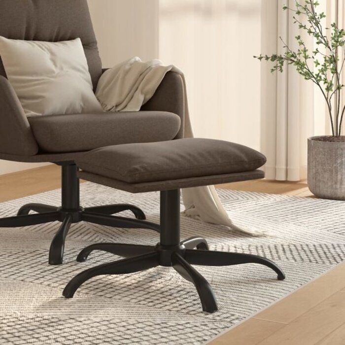 Vidaxl Repose-pieds Taupe 60x60x36 cm - Jusqu'à -33% sur l'outlet