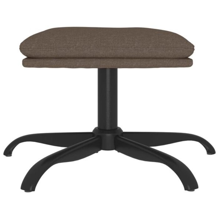 Vidaxl Repose-pieds Taupe 60x60x36 cm - Jusqu'à -33% sur l'outlet