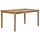 Table de jardin en teck massif 150x90 cm - Jusqu'à 35% de réduction