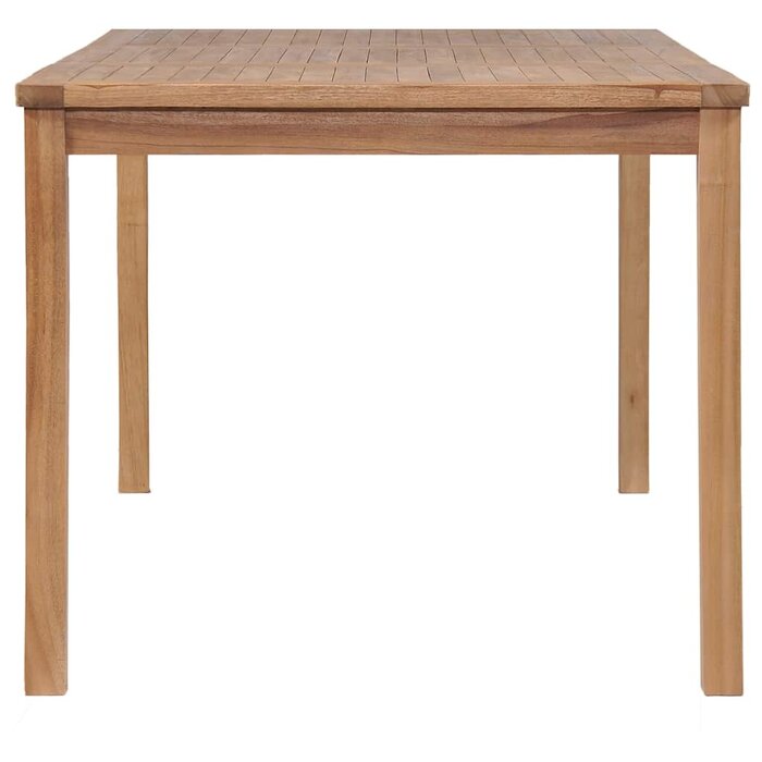 Vidaxl Table de jardin en teck massif 150x90 cm - Jusqu'à 35% de réduction