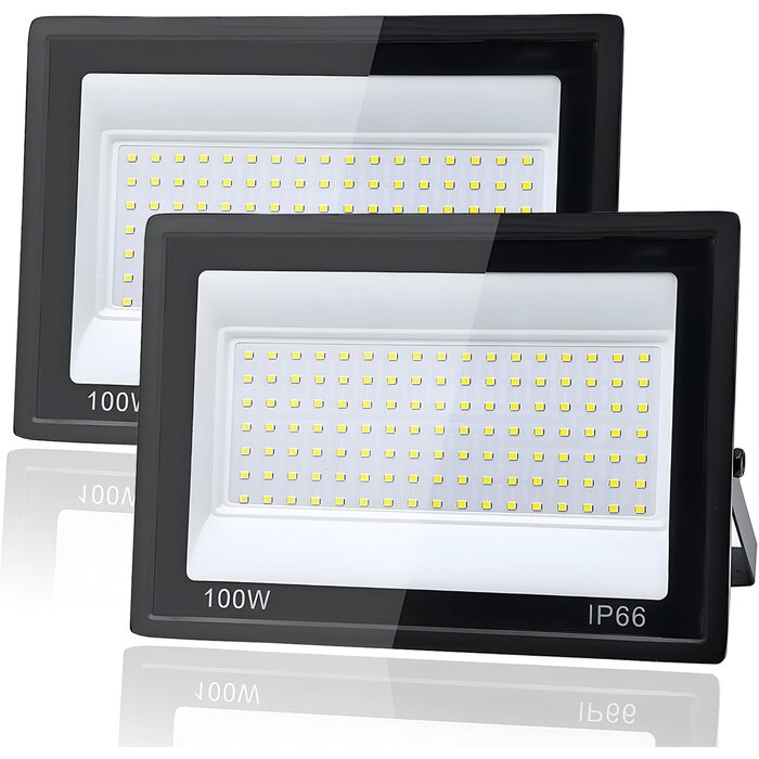 Lot de 2 Projecteurs LED 300W - 30000lm - Étanches IP66 - Jusqu'à -34%