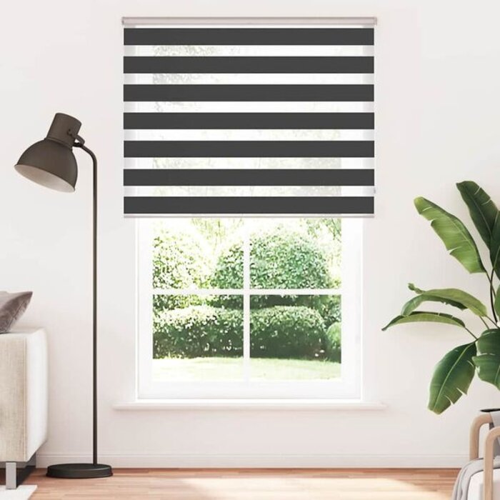 Vidaxl Store jour nuit zébré 140x200 cm - Noir - Jusqu'à -32%