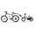Barre de remorquage vélo enfant 12-20" rouge - Jusqu'à -34% sur l'outlet