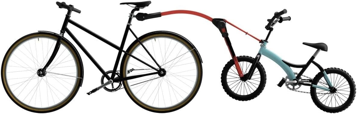 Barre de remorquage vélo enfant 12-20" rouge - Jusqu'à -34% sur l'outlet
