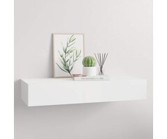 Vidaxl Étagère murale avec tiroir 60 cm blanc - 57% de remise