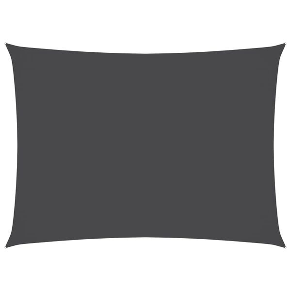 Vidaxl Voile d'ombrage rectangulaire 3x5 m Anthracite - Jusqu'à -33%