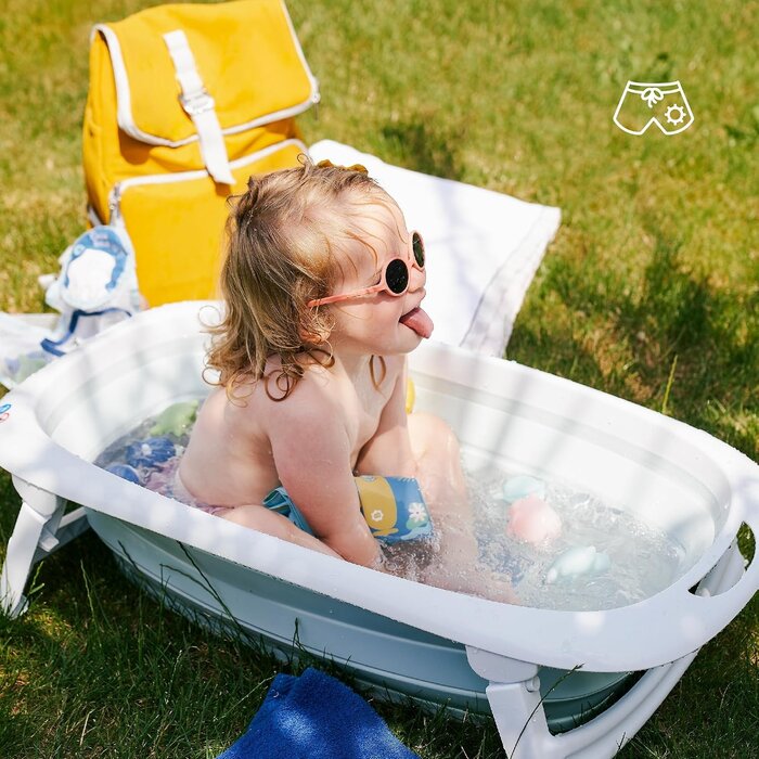 Baignoire bébé pliable 35L - Jusqu'à -32% sur le prix neuf