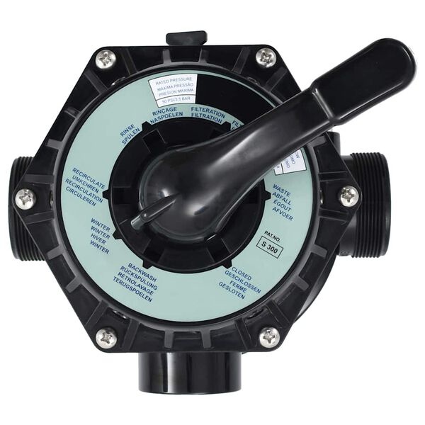 Vidaxl Vanne multivoies 6 voies 1,5" pour filtre à sable - Jusqu'à -35%