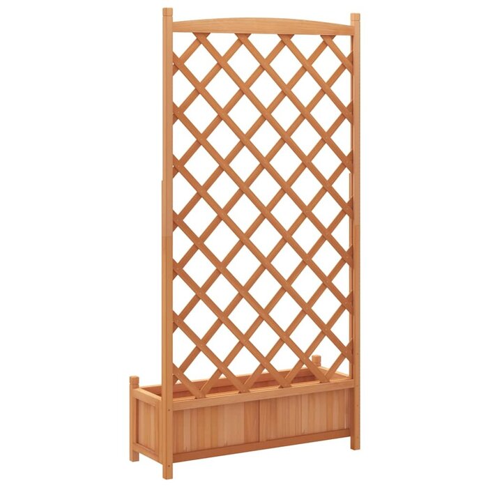 Vidaxl Jardinière avec treillis en épicéa massif 90cm - Jusqu'à 34% de remise