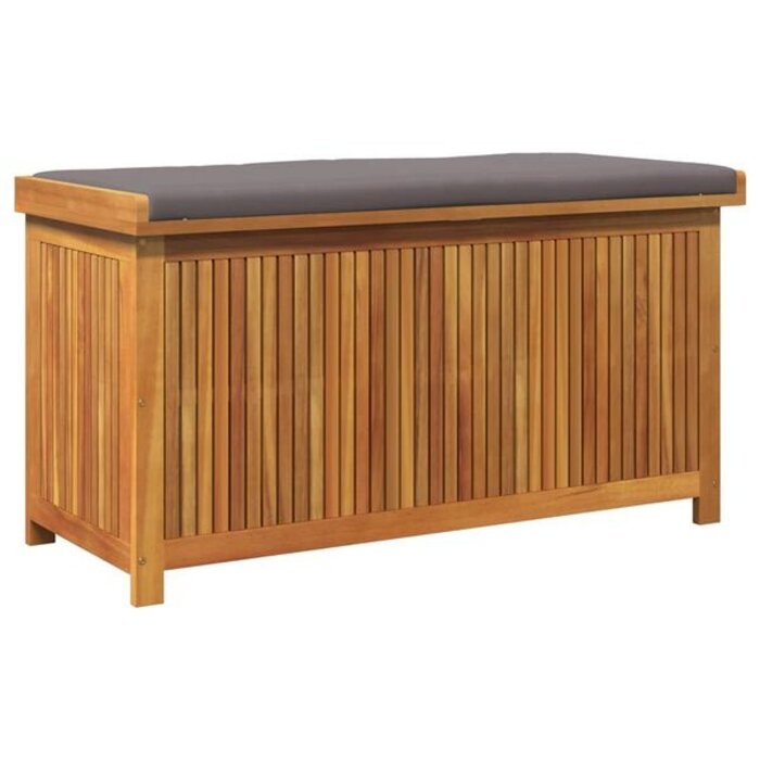 Vidaxl Coffre de jardin en bois d'acacia 113cm - Jusqu'à 35% de réduction