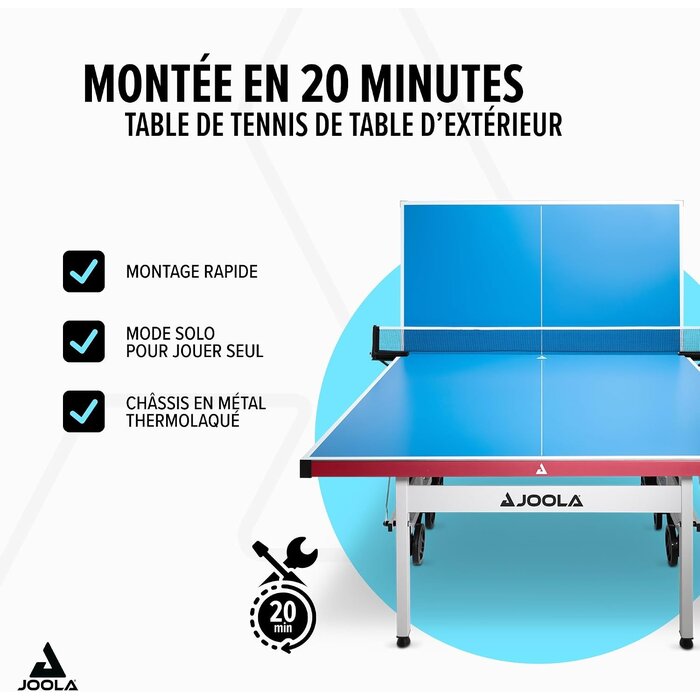 Table de ping-pong d'extérieur 274cm - Jusqu'à -35% sur nos modèles outlet