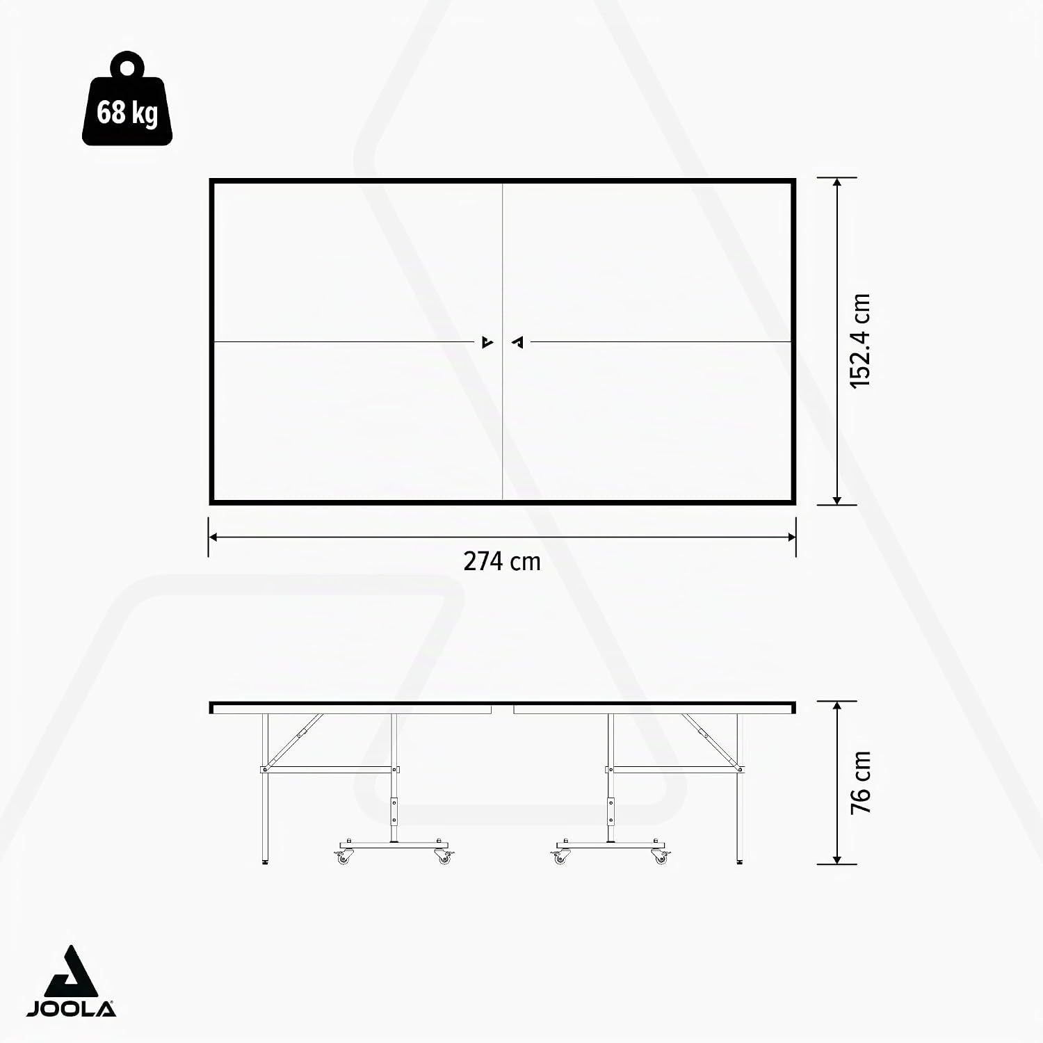 Table de ping-pong d'extérieur 274cm - Jusqu'à -35% sur nos modèles outlet